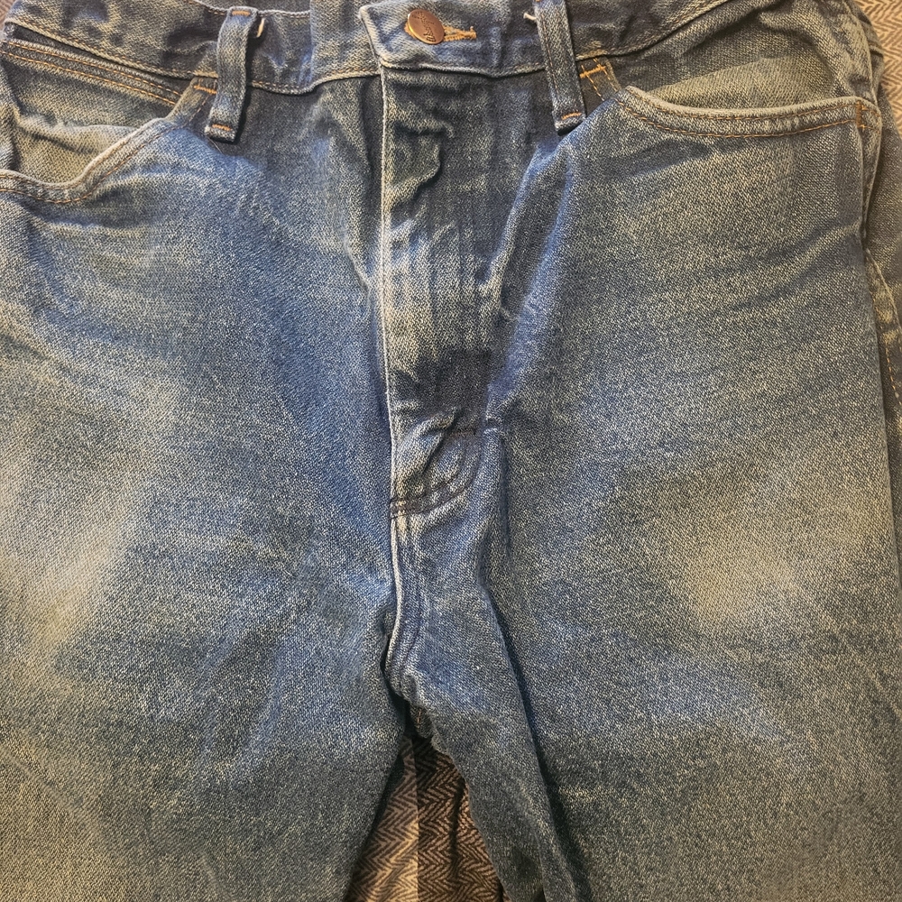 Wrangler Men's Blue Bootcut Jeans Size W32xL36